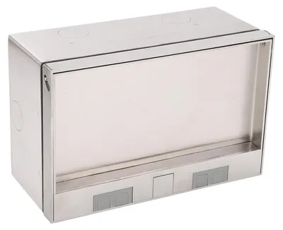 Obrázek produktu pro Zásuvka do země 3 EU výstupy - Vodotěsná - Nerezová ocel - 4000W