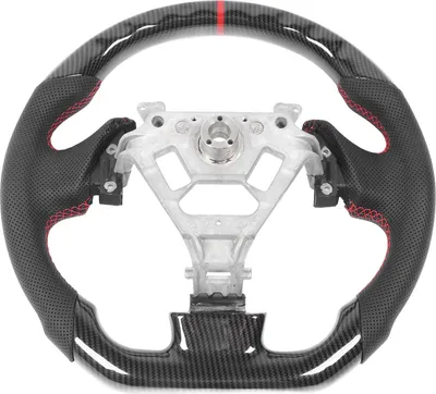 Image de Volant aspect fibre de carbone Hydro Dip, surface structurée, remplacement ergonomique pour Infiniti G35 2003 à 2007