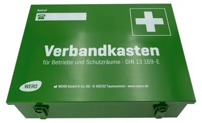 Produktbild von WERO Verbandkasten DIN 13169-E für Betriebe und Schutzräume