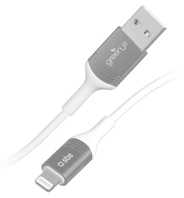 Productafbeelding van USB-A data- en oplaadkabel – Lightning met recyclingkit