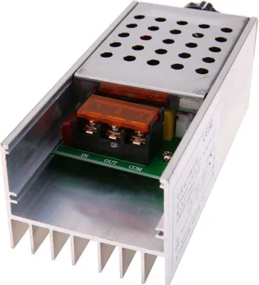 Produktbild von AC 220V 6000W SCR Spannungsregler Motordrehzahlregler Dimmer Thermostat Silber