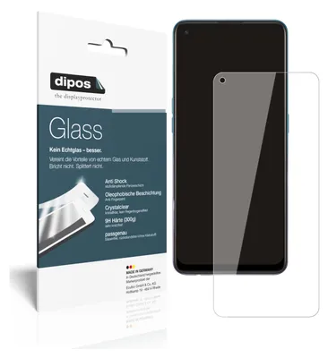 Produktbild von 1x Schutzfolie für Oppo A94 5G - Anti-Shock 9H Folie dipos Glass Kunststoffglas