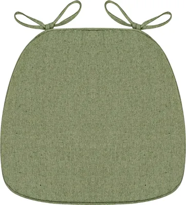 Produktbild von Stuhlkissen Mit Bändern 1 Stück, Rutschfestes Sitzkissen Aus Leinen Und Schaumstoff, Für Küchenstühle Und Esszimmerstühle