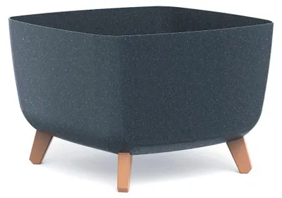 Obrázek produktu pro Květináč GRACIA SQUARE ECO WOOD antracit 39cm
