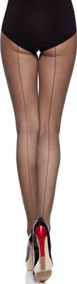 Image de Collants fins pour femmes Merry Style, adaptés aux chaussures ouvertes, MS 116, 20 deniers (Smoky, M).