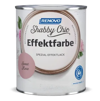 Produktbild von Renovo Effektfarbe Vintage Shabby Chic 0,75L Innen sweet rose