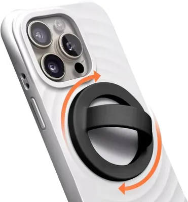 Imagen del producto de Soporte para teléfono móvil, giratorio 360°, universal, para smartphones y tablets, ergonómico, color