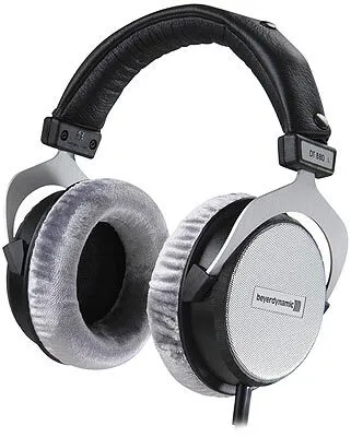 Produktbild von DT 880 PRO Kopfhörer Kabelgebunden Kopfband Musik Schwarz, Silber