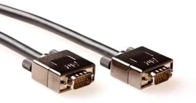 Image de ACT AK9363, 3 m, VGA (D-Sub), VGA (D-Sub), mâle, mâle, noir