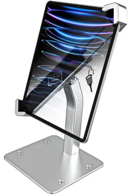 Produktbild von Tischhalterung Tablet Diebstahlsicherung Kiosk Stand mit Schloss 9-14 Zoll