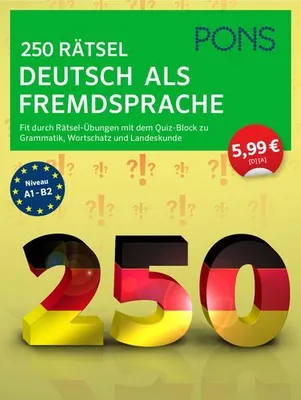 Produktbild von PONS 250 Rätsel Deutsch als Fremdsprache
