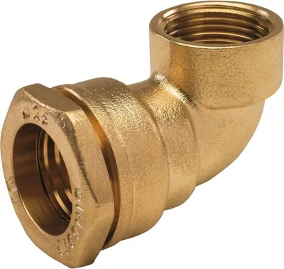 Image de Coude Laiton Pe32 F26x34 Raccord Coudé Laiton Pour Tube Pe32 - Arco