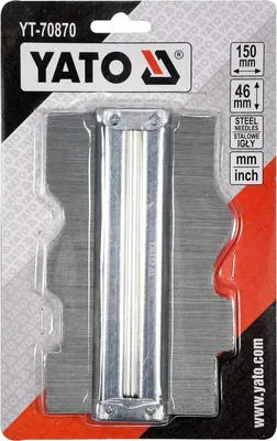 Image de Gabarit de contour gabarit de profil en acier 150 mm avec aimant gabarit de profil gabarit de palpage gabarit de mesure