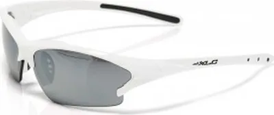 Image de XLC Lunettes de soleil Jamaica SG-C07, monture blanche, verres interchangeables, clairs, jaunes & argentés miroir (1 pièce)