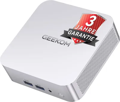Produktbild von GEEKOM A7 Mini PC mit AMD Ryzen 5 7545U(stärker 7730U/6600U), 16GB DDR5 | 500GB M.2 SSD Mini Desktop PC Windows 11 Pro | AMD Radeon 740M | 6xUSB | 8K
