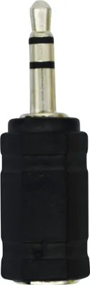 Image de Logilink Audio Adapter 3,5mm Male -> 2,5mm female, schwarz