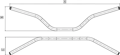 Zdjęcie produktu dla Kierownica Tommaselli kompatybilna z Aprilia RX 50, Pegaso 50, Beta MX, GXR 50