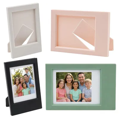 Mini-Bilderrahmen 4er-Set, 8,5x5,5 cm, bunt, für Instax Mini