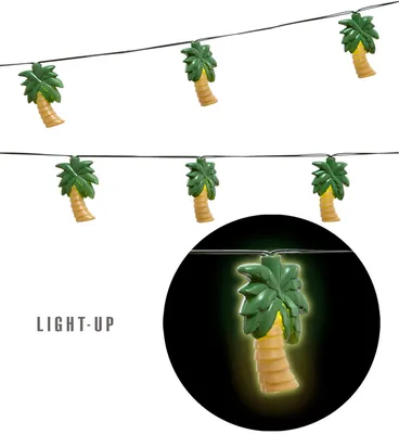 Produktbild von PALMENLICHTERKETTE 2,5 m - 10 Lichter - auf Batterie