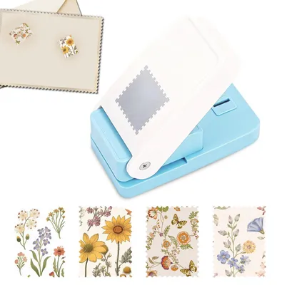 Rechteckige Papierstanze 2,5 x 2 cm, für Basteln & Scrapbooking