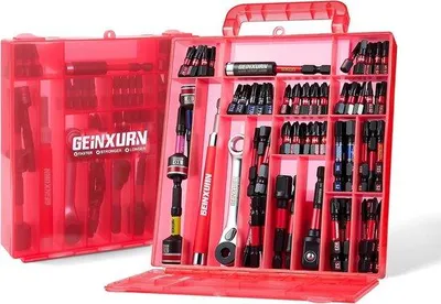Produktbild von Famanu Schraubendreher-Bitset 99-teilig mit Magnetischen Bits und Steckschlüssel