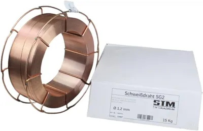 Zdjęcie produktu dla Drut spawalniczy, stal, 1,2 mm, 15 kg, do spawania MIG/MAG