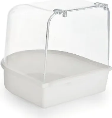 Produktbild von Beeztees Badehaus - Vogelbad - weiß - 13x13x13 cm