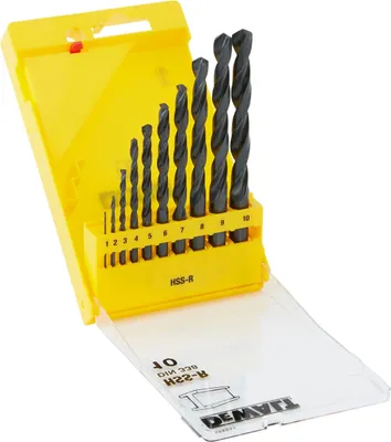 Image de Coffret de 10 forets métal DEWALT DT5911-QZ HSS-R