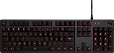 Produktbild von Logitech G 920-008304, Kabelgebunden, USB, Mechanischer Switch, QWERTZ, LED, Karbon