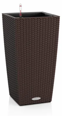 Obrázek produktu pro Lechuza Samozavlažovací květináč Cubico Cottage 30 cm, hnědá (mokka)