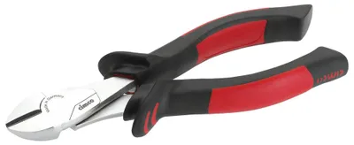 Produktbild von Cimco 10 0526, Diagonale Zange, Schockresistent, PolyurethanKunststoff, Stahl, Kunststoff, Schwarz, Rot, 160 mm