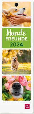 Produktbild von Lesezeichenkalender 2024: Hundefreunde