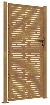 Produktbild von vidaXL Gartentor 100x175 cm Cortenstahl Quadratisches Design
