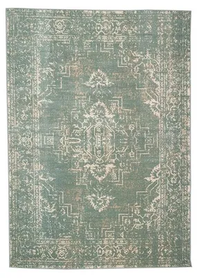 Produktbild von Teppich Vintage - Spring Ethnic Grün Creme