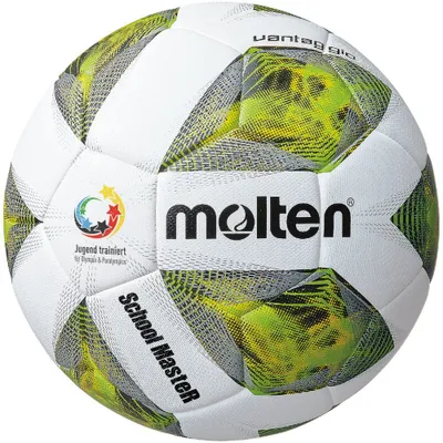 Produktbild von Molten F5A-SM SchoolMasteR Fußball weiß silber grün Gr 5