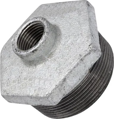 Image de Raccord fileté galvanisé 2 x 1/2 pouce pour chauffage sanitaire