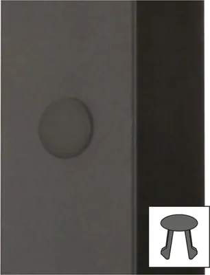 Produktbild von Hettich 9298858, Kunststoff, Schwarz, 25 Stück(e)