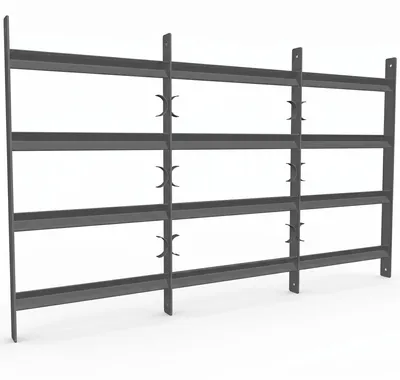 Obrázek produktu pro Mucola okenní mříž ochrana proti vloupání ocelové balkonové zábradlí bezpečnostní mříž ochrana oken ochrana proti krádeži - 60x70-130cm