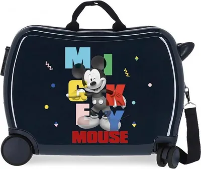 Zdjęcie produktu dla Walizka podróżna dla dzieci na kółkach / wózek dziecięcy MICKEY MOUSE Party, 34 l, 4479824
