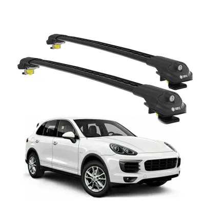 Obrázok produktu pre TURTLE STREŠNÝ NOSIČ AIR-1 PORSCHE CAYENNE 92A-E2 2011 - 2018 , Čierna