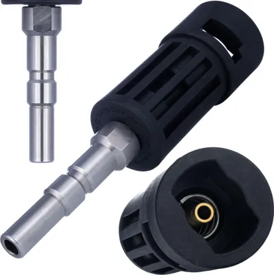 Produktbild von Rosfix Adapter Bayonet – Ersatzteil für Hochdruckreiniger Nilfisk, Kranzle D12 auf Kärcher K | 160 bar, 60 °C, Langlebig