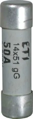 Obrázok produktu pre Cylindrická poistková vložka 14 x 51 mm, 12 A, gG, 690 V, CH14 002630008