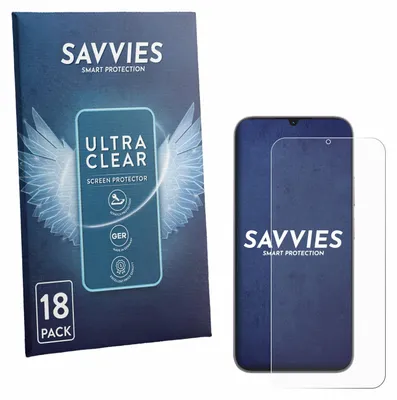 Produktbild von 18x Für realme C100i Schutzfolie Savvies Displayschutz Display Schutz Folie Klar Transparent