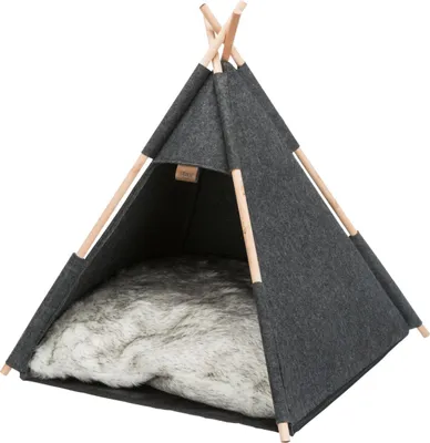 Produktbild von TRIXIE Höhle Tipi - anthrazit - 55 × 65 × 55 cm