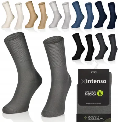 Produktbild von Intenso 10x Bambus Socken druckfrei atmungsaktiv Premium