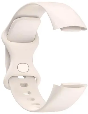 Obrázok produktu pre CHPN - Náramok na hodinky - Náramok kompatibilný s Fitbit - modely 5 a 6 - Športový náramok - Slonovinová farba - Veľkosť M/L - Stredná/Veľká - Náramok na hodinky - Bez Fitbit zariadenia - Náramok - Náramok