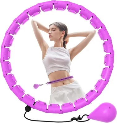 Produktbild von Hula-Hoop-Reifen, Smart Hoop Reifen, Gymnastikreifen, einstellbare Größe 66-120cm, für Gewichtsverlust, Fitness, Unterhaltun