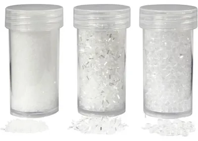 Produktbild von Creativ Company 283850, Glitzer-Set, Weiß, 1 Farben, 3 Stück(e)