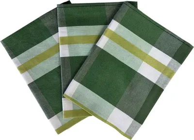 Obrázek produktu pro Utěrky Extra savé 50x70 cm Zeleno-žlutý pruh, 3 ks