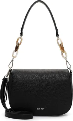 Produktbild von SURI FREY Umhängetasche Schultertasche SFY Jeanny Handbag with Flap Black schwarz